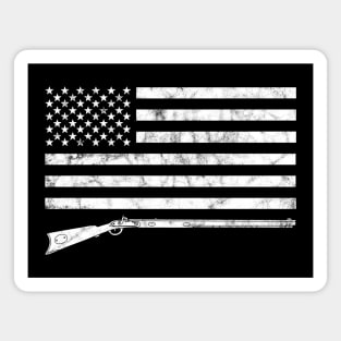 Muzzleloader American Flag 2nd Amendment Magnet